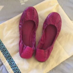 Tory Burch snakeskin flats